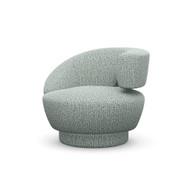 Interlude Home Arabella Right Swivel Chair - Pool