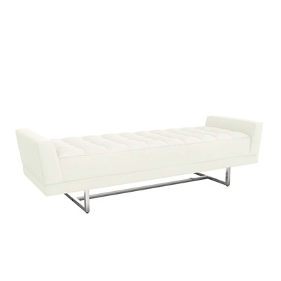 Interlude Home Luca King Bench - Shell
