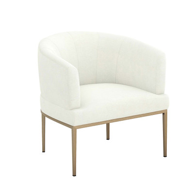 Interlude Home Martine Chair - Shell