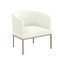 Interlude Home Martine Chair - Shell