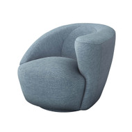 Interlude Home Carlisle Right Swivel Chair - Surf