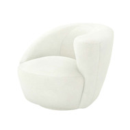 Interlude Home Carlisle Right Swivel Chair - Shell