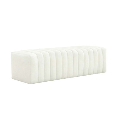 Interlude Home Cleo Bench - Shell