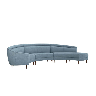 Interlude Home Capri Left Chaise Sectional - Surf