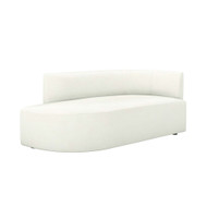 Interlude Home Martine Right Chaise - Shell