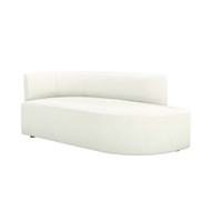 Interlude Home Martine Left Chaise - Shell