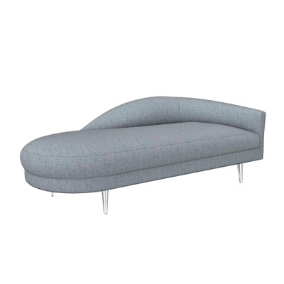Interlude Home Gisella Right Chaise - Marsh