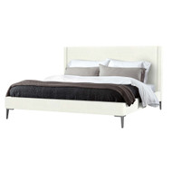 Interlude Home Izzy King Bed - Shell