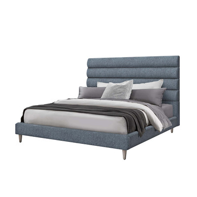 Interlude Home Channel California King Bed - Azure