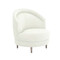 Interlude Home Capri Grand Swivel Chair - Shell