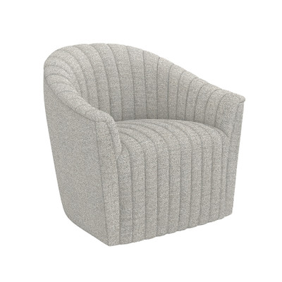 Interlude Home Channel Swivel Chair - Rock