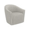 Interlude Home Channel Swivel Chair - Rock