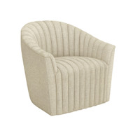 Interlude Home Channel Swivel Chair - Bluff