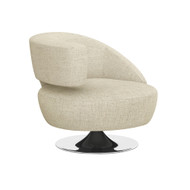 Interlude Home Isabella Left Swivel Chair - Bluff
