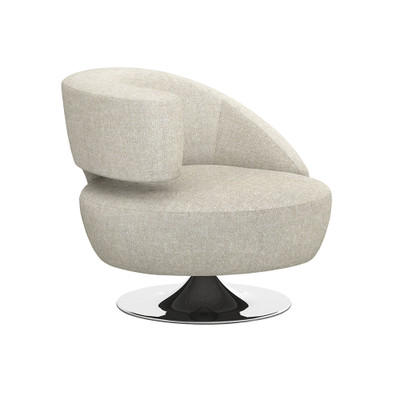 Interlude Home Isabella Left Swivel Chair - Wheat