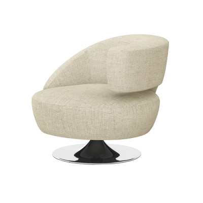 Interlude Home Isabella Right Swivel Chair - Bluff