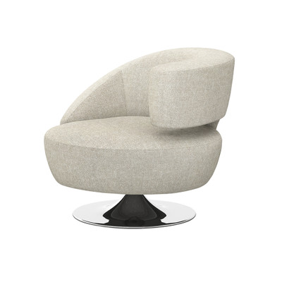 Interlude Home Isabella Right Swivel Chair - Wheat