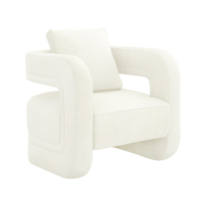 Interlude Home Scillia Chair - Pure