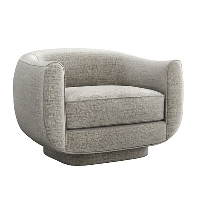 Interlude Home Spectrum Swivel Chair - Feather