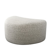 Interlude Home Carlisle Right Ottoman - Feather
