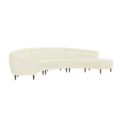 Interlude Home Capri Right Chaise Sectional - Down