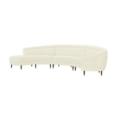 Interlude Home Capri Left Chaise Sectional - Down