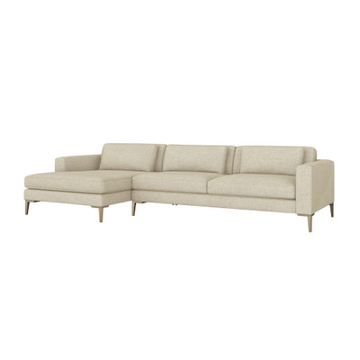 Interlude Home Izzy Left Chaise Sectional - Bluff