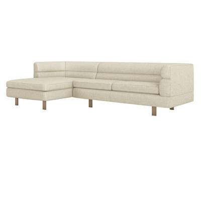 Interlude Home Ornette Left Chaise Sectional - Bluff