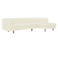 Interlude Home Ornette Right Chaise Sectional - Down