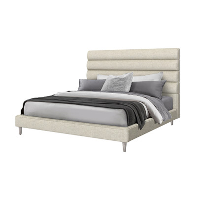 Interlude Home Channel King Bed - Wheat