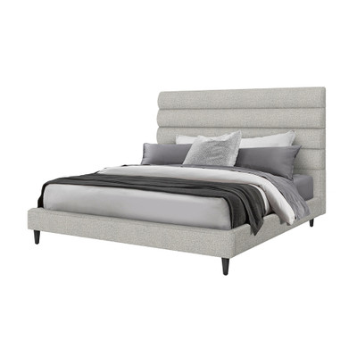 Interlude Home Channel Queen Bed - Rock