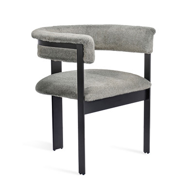 Interlude Home Darcy Dining Chair - Black/ Pewter