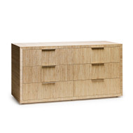 Interlude Home Montaigne 6 Drawer Chest - Natural