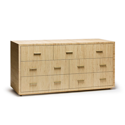 Interlude Home Livia 7 Drawer Chest - Natural