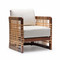 Interlude Home Palms Lounge Chair - Chestnut