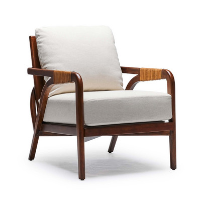 Interlude Home Delray Lounge Chair - Chestnut
