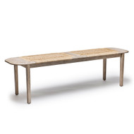 Interlude Home Juno Bench - Washed White