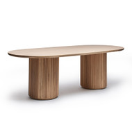 Interlude Home Laurel Oval Dining Table - Saddle