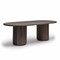 Interlude Home Laurel Oval Dining Table - Mocha