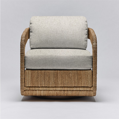 Interlude Home Harbour Lounge Chair - Natural/ Tint