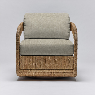 Interlude Home Harbour Lounge Chair - Natural/ Fawn