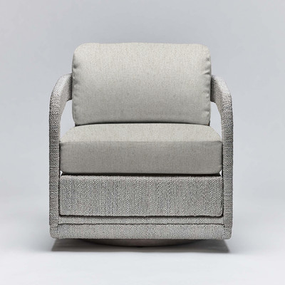 Interlude Home Harbour Lounge Chair - Grey/ Fog