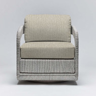 Interlude Home Harbour Lounge Chair - Grey/ Straw