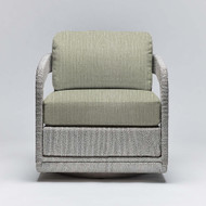 Interlude Home Harbour Lounge Chair - Grey/ Fern
