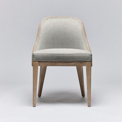 Interlude Home Siesta Dining Chair - White Ceruse/ Fog