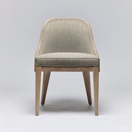Interlude Home Siesta Dining Chair - White Ceruse/ Fawn