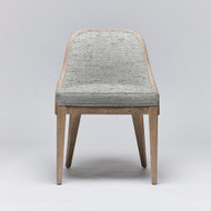 Interlude Home Siesta Dining Chair - White Ceruse/ Jade