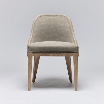 Interlude Home Siesta Dining Chair - White Ceruse/ Sisa