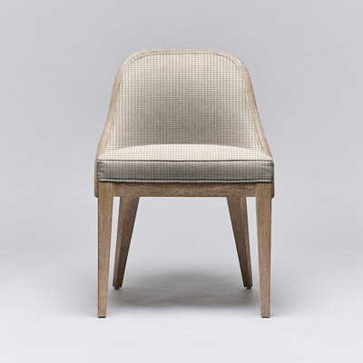 Interlude Home Siesta Dining Chair - White Ceruse/ Natu