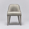 Interlude Home Siesta Dining Chair - Grey Ceruse/ Natur
